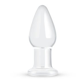 Buttplug i glas 10,5cm