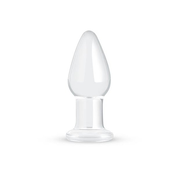 Buttplug i glas 10,5cm