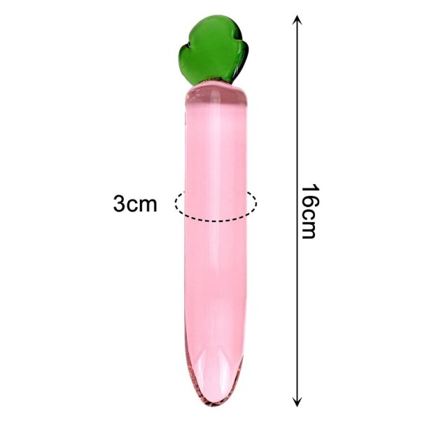 Glasdildo FUN FRUIT 16cm