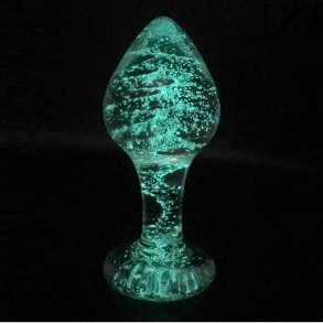 Selvlysende glasplug Glow-in-the-dark