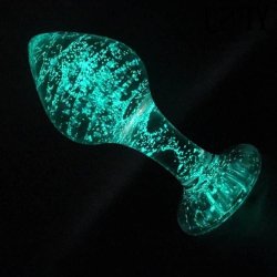 Selvlysende glasplug Glow-in-the-dark