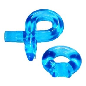 Penisringe big bandit 2 stk. transparent bl�