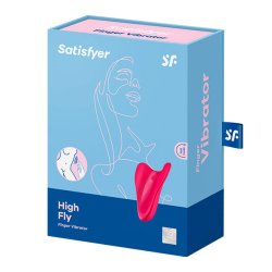 Satisfyer high fly finger vibrator fuchsia