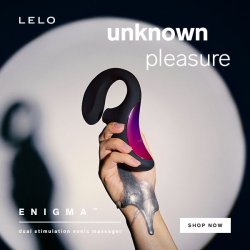LELO Enigma dual stimulation sonic deep rose