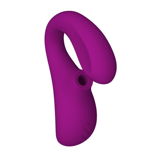 LELO Enigma dual stimulation sonic deep rose