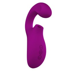 LELO Enigma dual stimulation sonic deep rose