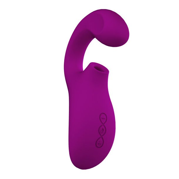 LELO Enigma dual stimulation sonic deep rose