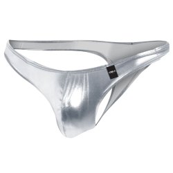 Cut4Men sexy male thong silver L
