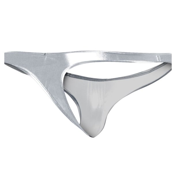 Cut4Men sexy male thong silver L