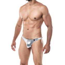Cut4Men sexy male thong silver L