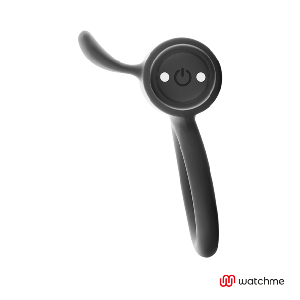 Black &amp; Silver cameron remote control penisring watchme