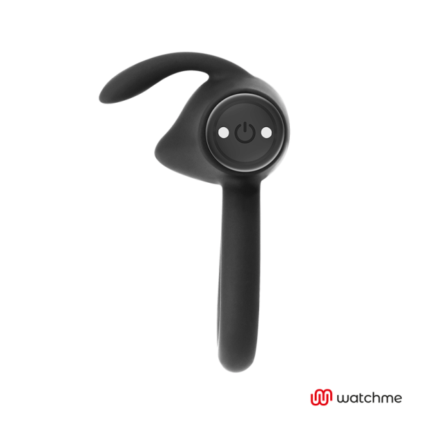 Black &amp; Silver agron remote control penisring watchme