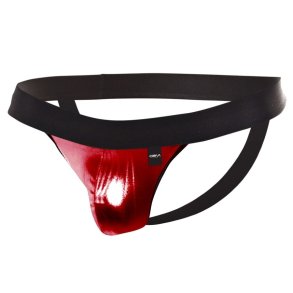 Cut4Men jockstrap shiny red L