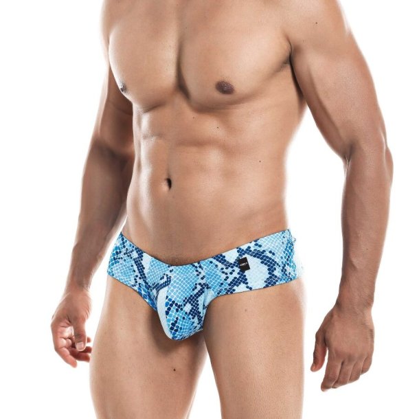 Cut4Men cheeky blue patteren briefs S
