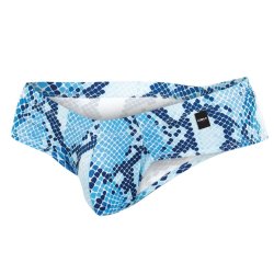 Cut4Men cheeky blue patteren briefs S
