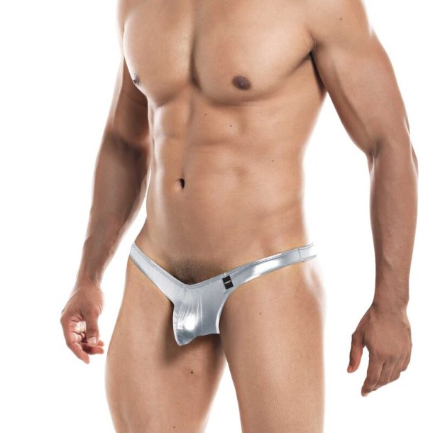 Cut4Men manhood thong silver M