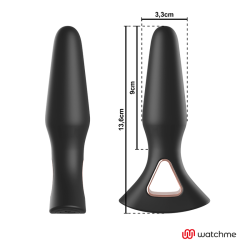 Anbiguo watchme remote control vibrator plug anal