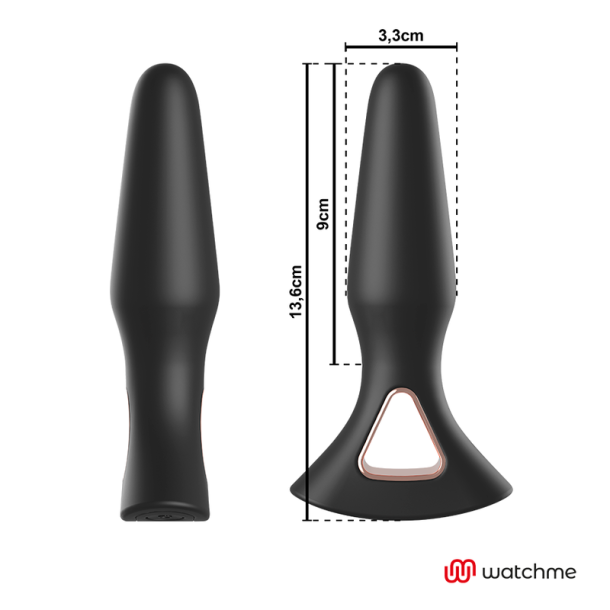 Anbiguo watchme remote control vibrator plug anal