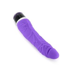 Seven Creations klassisk silikone vibrator lilla 21 cm
