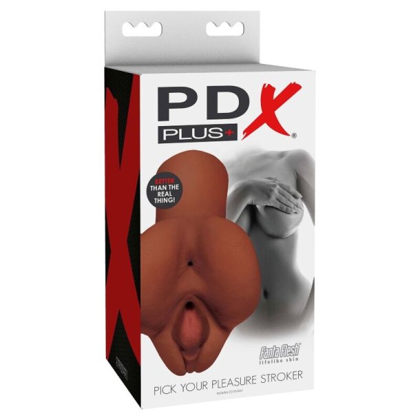 PDX plus+ pick your pleasure stroker brun