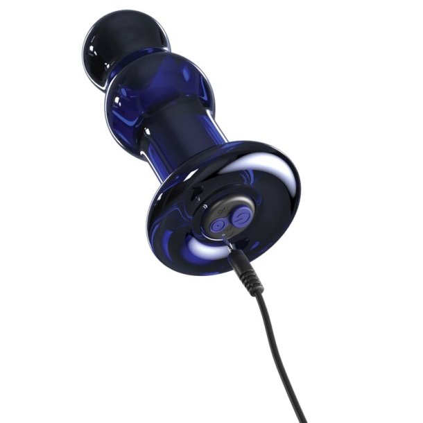 Icicles nr. 83 multi-funktion vibrerende glasplug