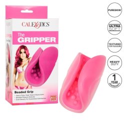 Calex beaded grip masturbator