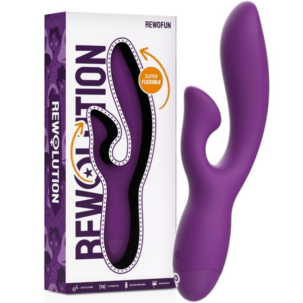 Rewolution rewofun fleksibel vibrator med kanin