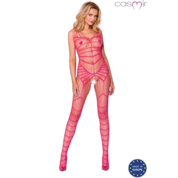 Casmir CA004 full bodystocking laze pattern one size pink