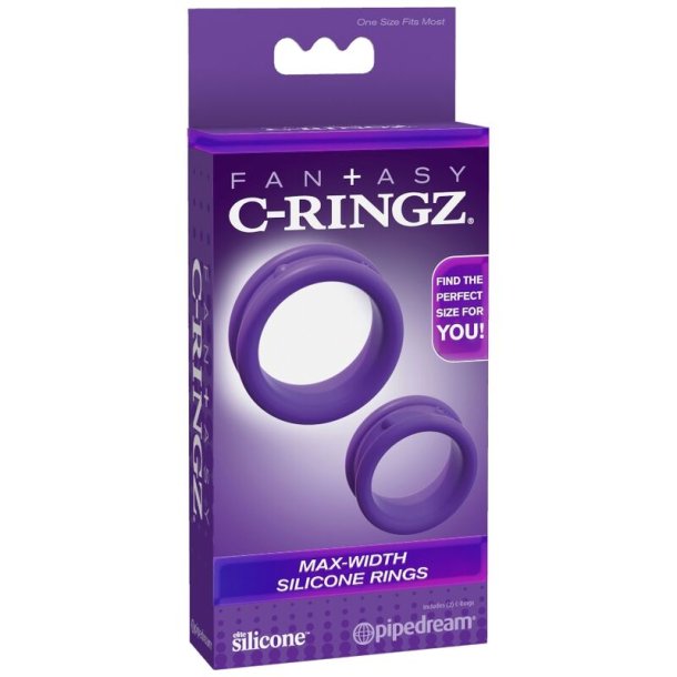 Fantasy c-ringz bredde silikone rings