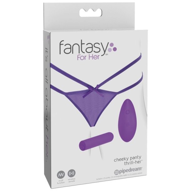 Fantasy fr�kke trusser vibrator bullet purple style