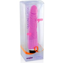 Seven Creations klassisk silikone vibrator lyser�d 21 cm