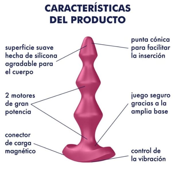 Satisfyer lolli plug 1 plug vibrator bordeaux