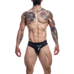Cut4Men jockair shiny black look XL