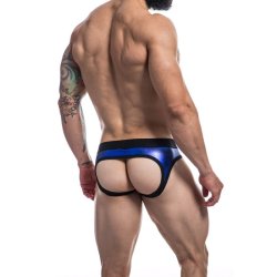 Cut4Men jockair shiny blue look XL