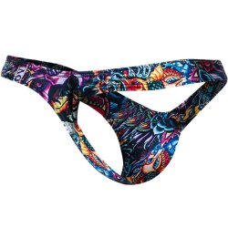 Cut4Men manhood thong tattoo L
