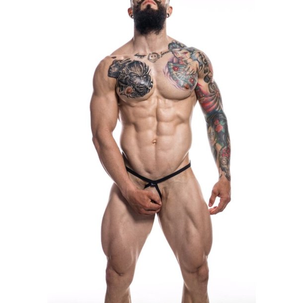 Cut4Men loopstring til m�nd sort XL