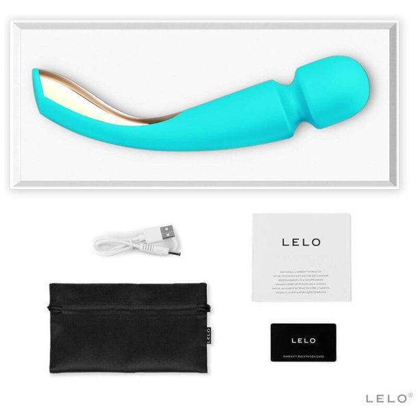 LELO smart wand 2 massager medium ocean blue