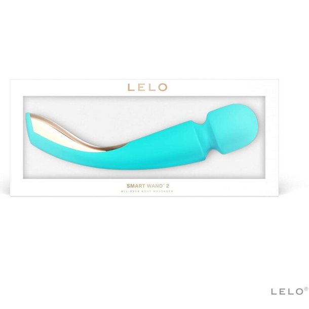 LELO smart wand 2 massager medium ocean blue