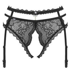 Obsessive pearlove garter belt L/XL