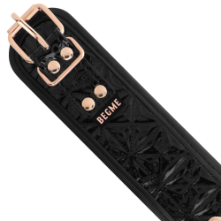 Begme sort edition premium vegansk l�der collar