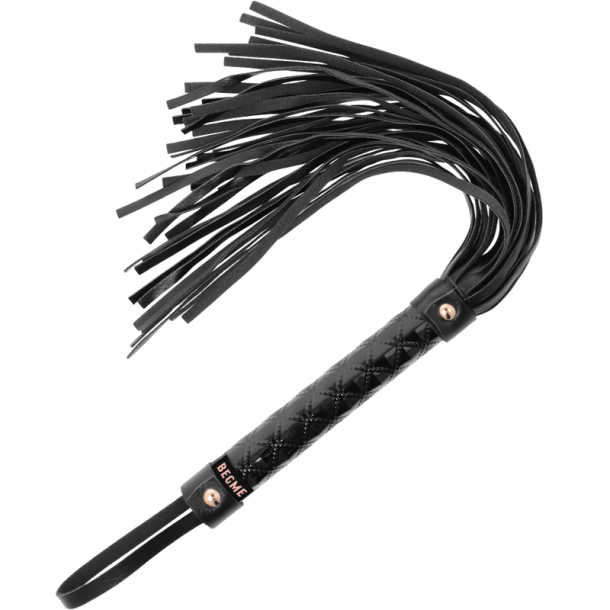 Begme sort edition vegansk l�der flogger