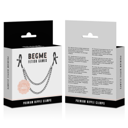 Begme r�d edition nipple clips med k�de