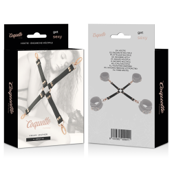 Coquette Chic Desire fantasy vegansk l�der hog tie