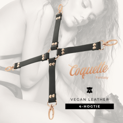 Coquette Chic Desire fantasy vegansk l�der hog tie