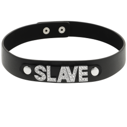 Coquette Chic Desire choker vegansk l�der slave