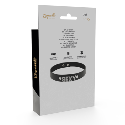 Coquette Chic Desire h�ndlavet choker l�der sexet