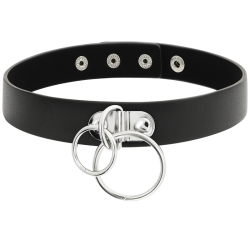 Coquette Chic Desire h�ndlavet choker vegansk l�der