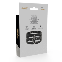 Coquette Chic Desire choker vegansk l�der fetish