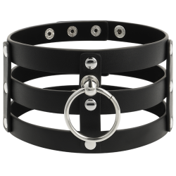 Coquette Chic Desire choker vegansk l�der fetish