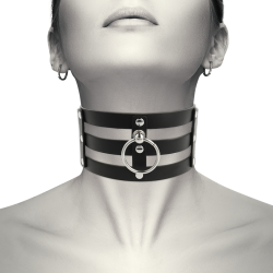 Coquette Chic Desire choker vegansk l�der fetish